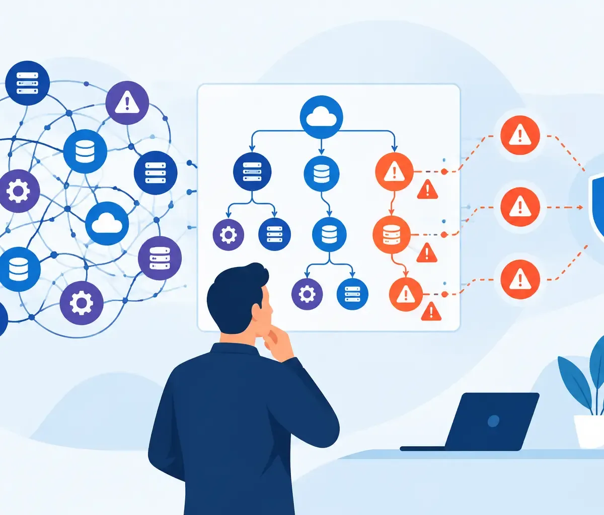 Service Dependency Mapping for Better Risk Decisions