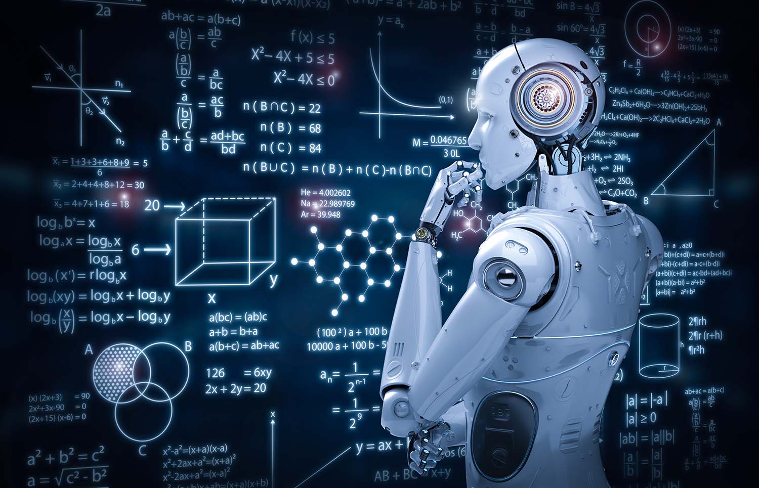 An AI robot learning